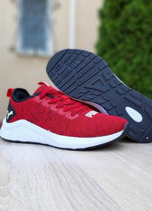 ❗️ акция ❗️кроссовки puma hybrid красные❗️распродаж последних размеров❗️5 фото