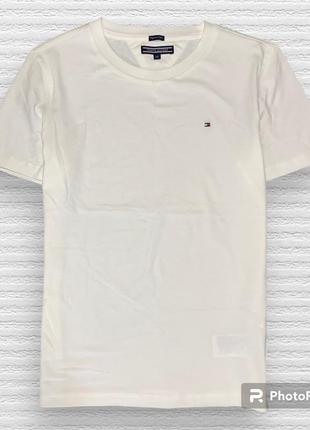 Tommy hilfiger футболка белая оригинал.10 фото