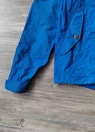 Мужская водонепроницаемая куртка ralph lauren blue cotton nylon casual jacket4 фото