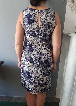 Льняное платье