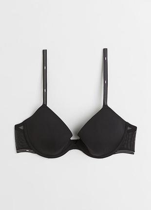 Чорний бюстгальтер бра формовані чашки h&m