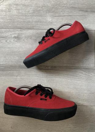 Замшевые  кеды / кеди vans platform - 40/25.5 см4 фото