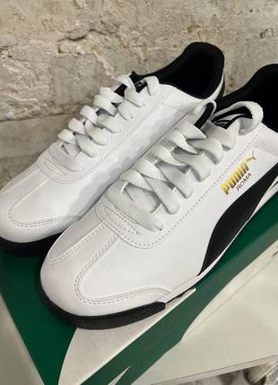 Кроссовки puma roma basic оригинал новые белые2 фото