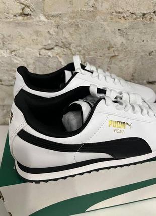 Кроссовки puma roma basic оригинал новые белые7 фото