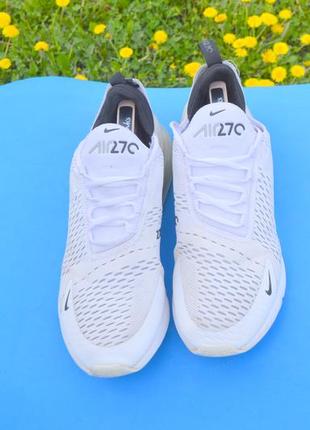 Nike air max 270 чоловічі кросівки білого кольору оригінал 42 розмір2 фото