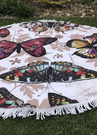 Пляжный одеял подстилка бабочки1 фото