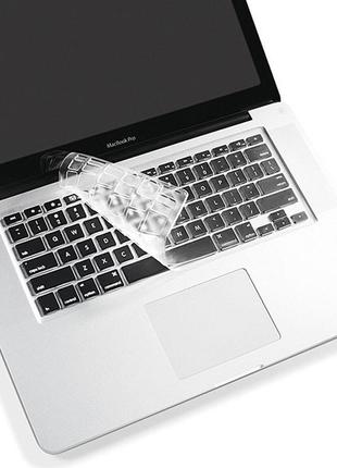 Силіконова накладка на клавіатуру для apple macbook air 13 (20...3 фото