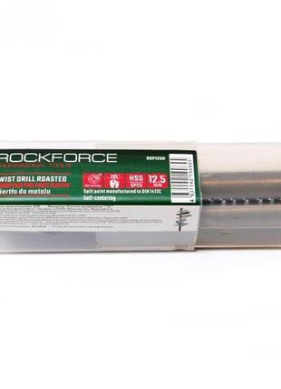 Сверло по металлу 10мм hss+co(5шт), в пластиковом футляре rockforce rf-dsp100h