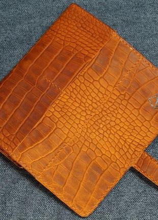 Портмоне гаманець клатч жіночий натуральна шкіра handmade4 фото