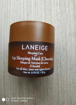 Laneige lip mask chocolate.маска бальзам для губ.1 фото