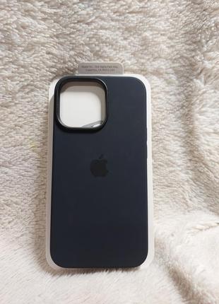 Чехол silicone case midnight iphone 13 pro