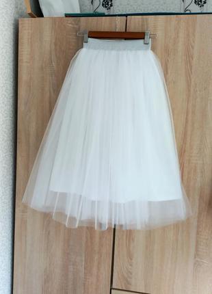 Фатиновая юбка на выпускной🌸праздник9 фото