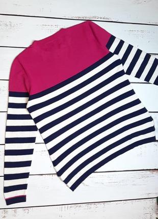 1+1=3 стильный сине-розовый трикотажный свитер oasis, размер 48 - 506 фото