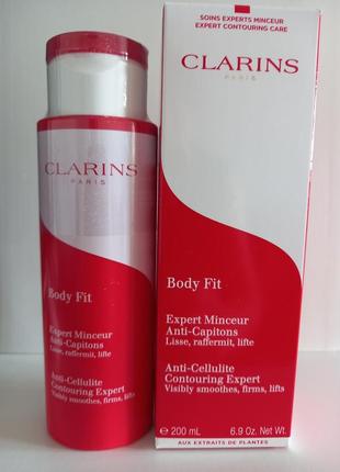 Clarins body fit anti-cellulite expert contouring care крем для тіла 200мл.