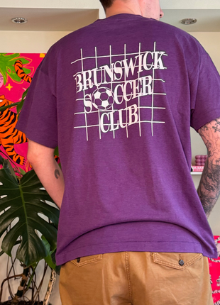 Винтажная футболка brunswick soccer club by screen stars best9 фото