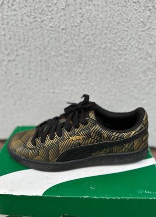 Кросівки жіночі пума puma basket classic metallic2 фото