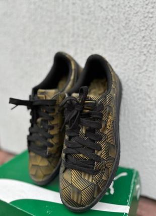 Кросівки жіночі пума Knit puma basket classic metallic