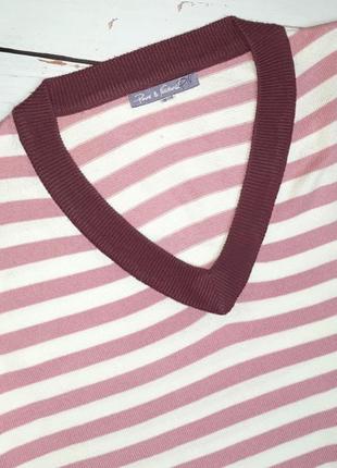 1+1=3 стильный бело-розовый женский свитер, размер 54 - 564 фото