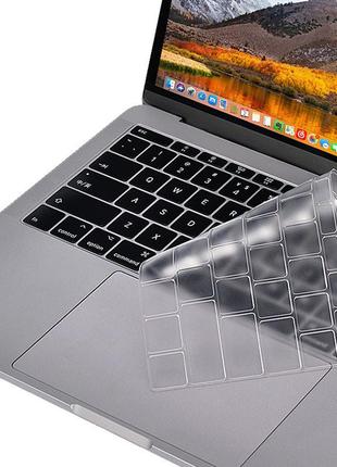 Силіконова накладка на клавіатуру для apple macbook pro 16 (20...1 фото