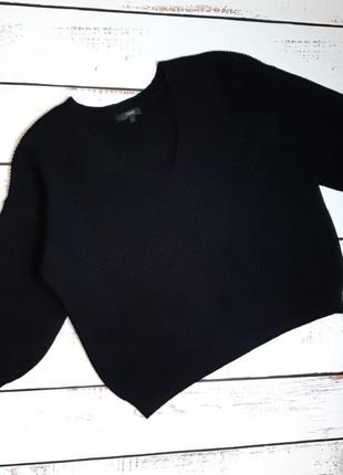 1+1=3 фирменный черный базовый свитер оверсайз next, размер 48 - 502 фото