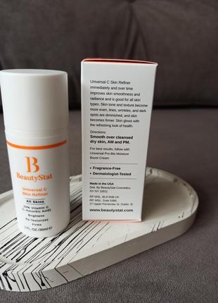 Сыворотка с витт с beautystat universal c skin refiner vitamin c brightening serum 30 ml3 фото