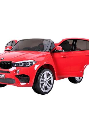 Дитячий двомісний електромобіль ліцензія bmw х6 jj2168