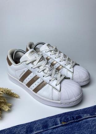 Кросівки шкіряні adidas superstar