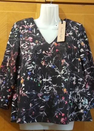 Новая красивая блуза в цветах р.8 от phase eight1 фото