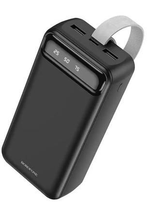 Повербанк borofone j14b-30000 ма·год power bank с цифровым дисплеем, фонариком, 2хusb/type-c/micro usb nxs5 фото