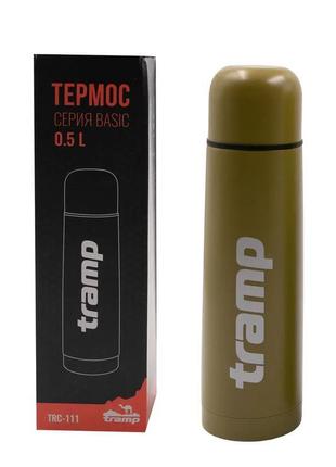 Термос питної 0,5 л tramp basic хакі trc-111-khaki туристичний...