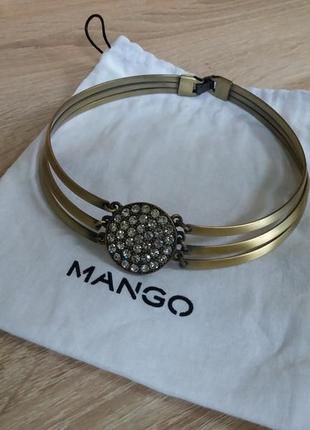 Красивое нарядное колье ожерелья чокер от бренда mango
