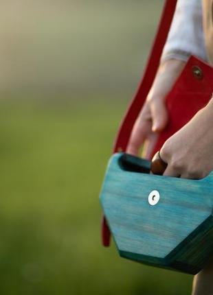 Женская деревянная сумка candy3 фото