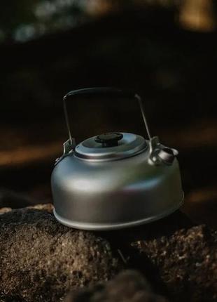 Чайник туристичний для вогнища easy camp compact kettle 0.9l s...3 фото