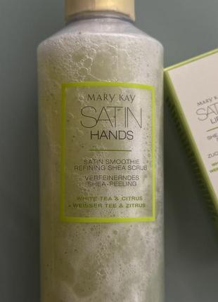 Скраб для рук, скраб для губ mary kay satin hands &amp; lips3 фото