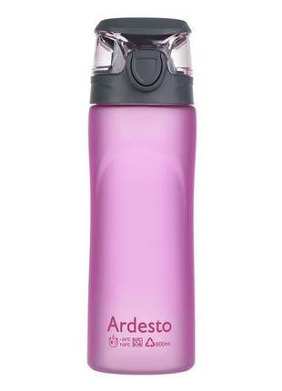 Пляшка для води ardesto matte bottle (600 мл) ar2205pr