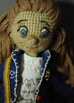 Вязаная кукла-амигуруми энни3 фото