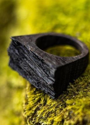 Дерев'яний перстень2 фото
