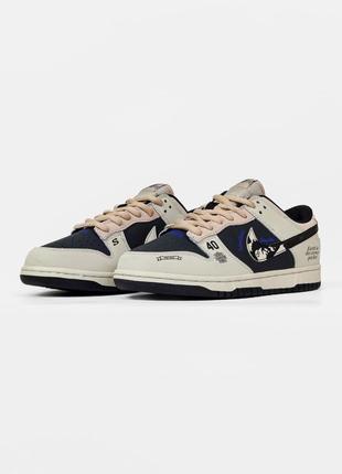 Nike sb dunk low x stussy 40th мужское высокое качество удобны в носке стильные повседневные1 фото