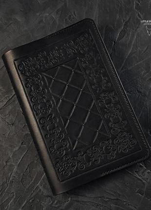 Записна книга | блокнот | готичний щоденник | чорна обкладинка з тисненням | "witchy garden"3 фото