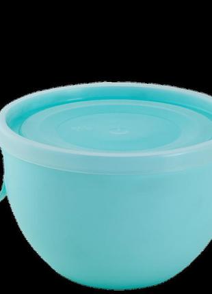 Чашка з кришкою 0,5 л. (салатовий/прозорий)1 фото