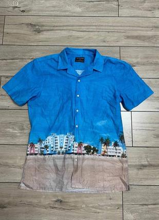 Чоловіча гавайська літня сорочка рубашка primark m