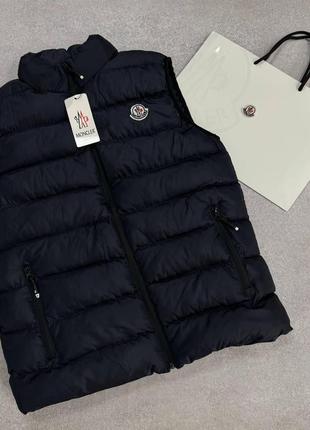 Жилетка moncler синя