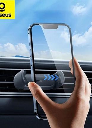 Автомобильный держатель для телефона baseus, универсальная подставка для телефона, с креплением на воздуховод
