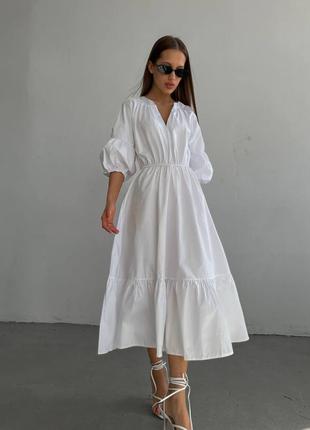 Легка, комфортна та практична сукня льон 💕високої якості плаття платье лён