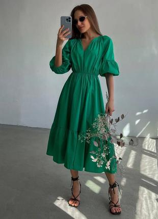 Легка, комфортна та практична сукня льон 💕високої якості плаття платье лён7 фото