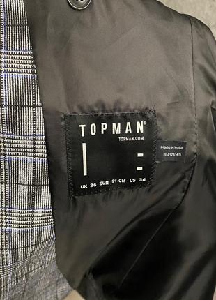 Серый пиджак от бренда topman5 фото