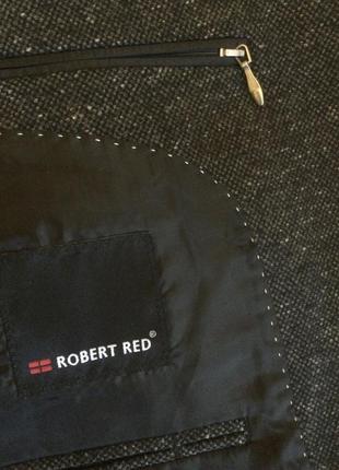 Шикарный брендовый пиджак robert red с мужского плеча (88%шерсть, 12% шовк).2 фото