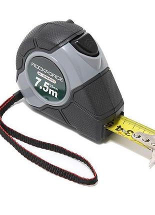 Рулетка 5мх19мм (магнітний зачіп, автоблокування, двухкомпанентний корпус), в блістері