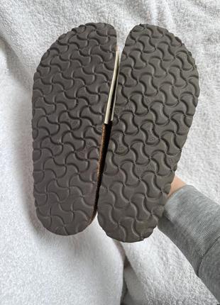 Шлепанцы сланцы birkenstock 40p бежевые5 фото