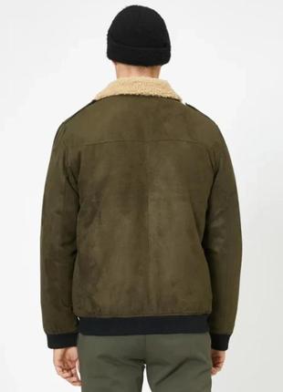 Демисезонная куртка koton оливковая3 фото